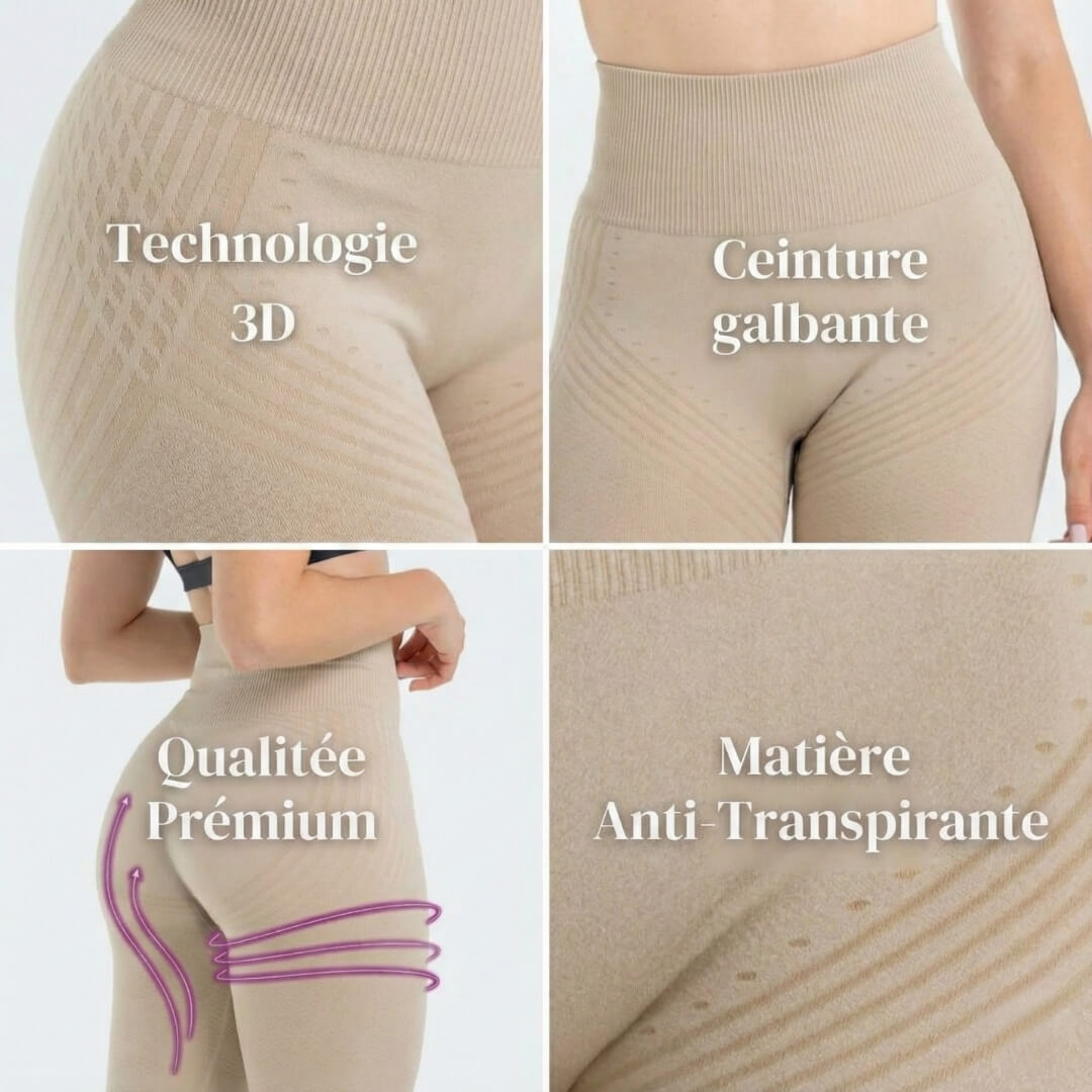 Legging Sculptant 3D - Anti-Cellulite